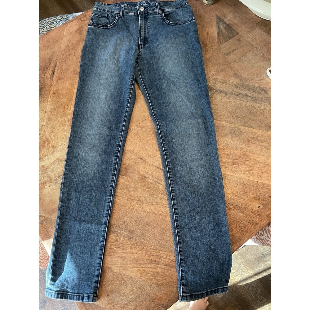 Zara Z1975 280735 Jeans Women's US 10 EU 42 Medium Wash Stretch Super HIgh Rise - Picture 2 of 9